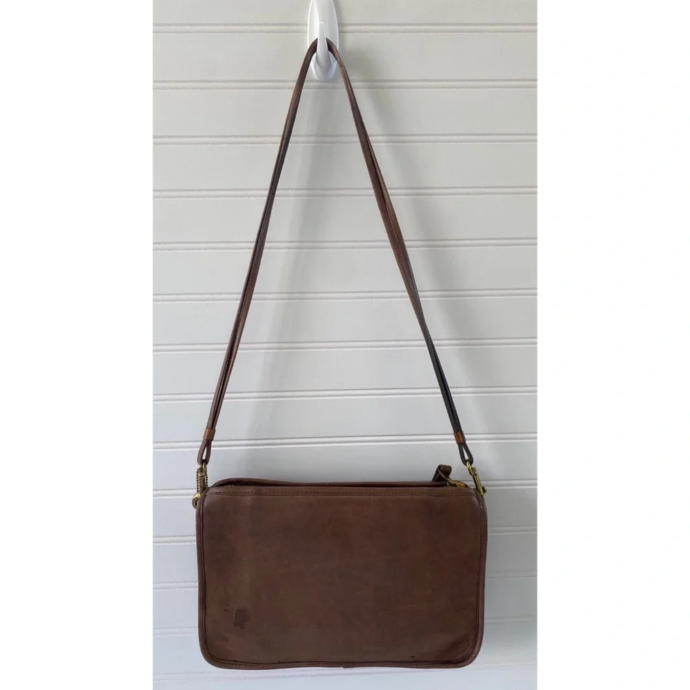 Coach Vintage Putty Bonnie Cashin Basic Shoulder Bag Purse Clutch New York City